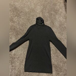 Gray Ralph Lauren turtle neck sweater.